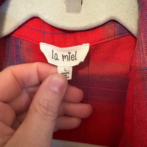 Red and‎ Blue Plaid Shirt - Picture 2 of 2